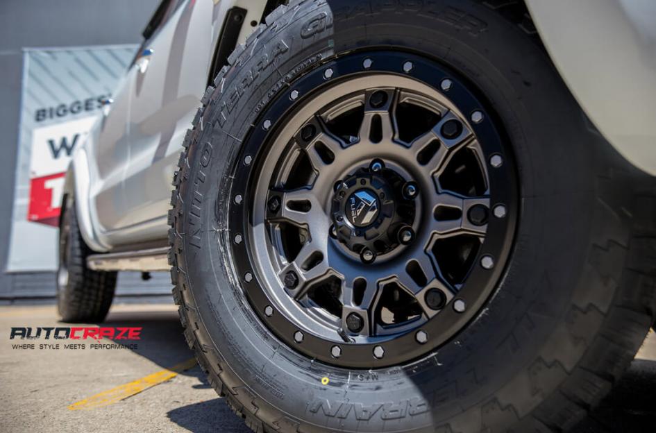 FORD RANGER HOSTAGE III MATTE ANTHRACITE WITH BLACK RING